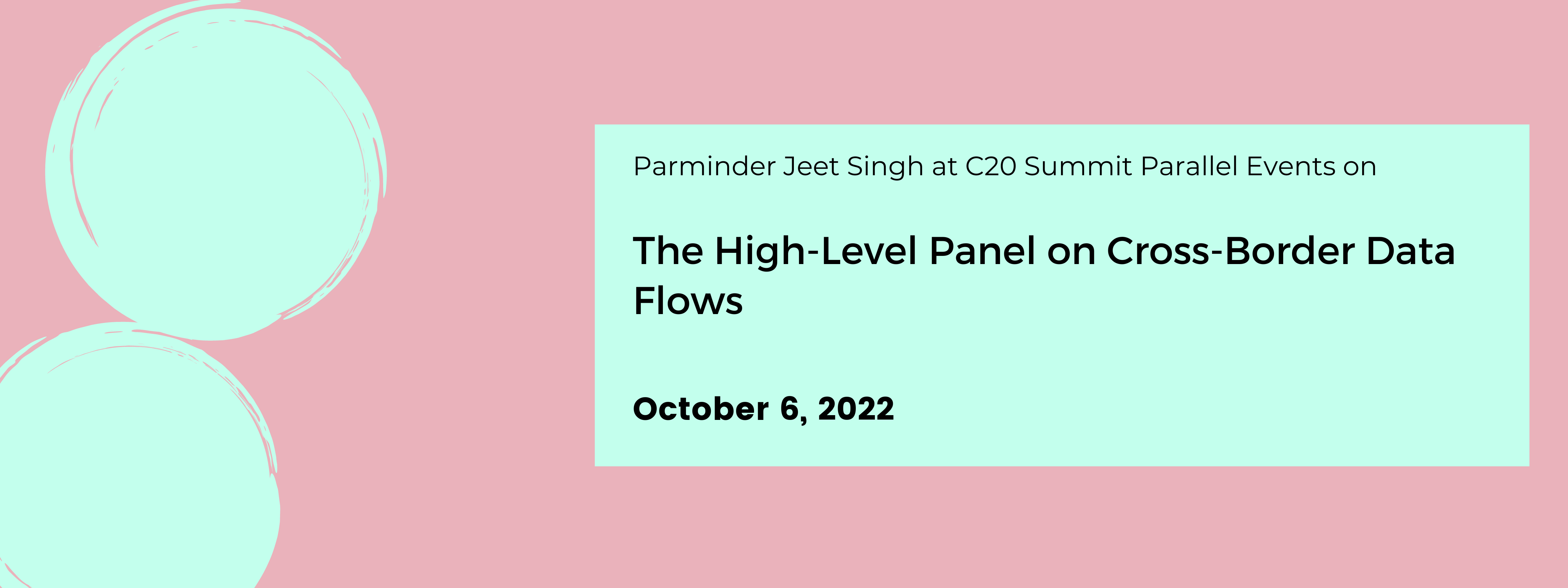 High-Level Panel on Cross-Border Data Flows